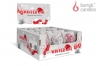 Winter Owl Figure 100 box white red mix